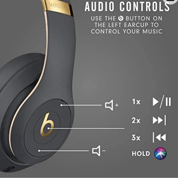 New in the box! Beats Studio3 Wireless Noise Cancelling Over-Ear Headphones - Picture 7 of 7